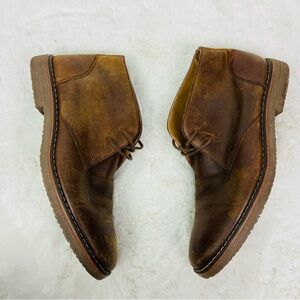 ST. John’s bay Men's Brown Leather Ankle Boots size 10